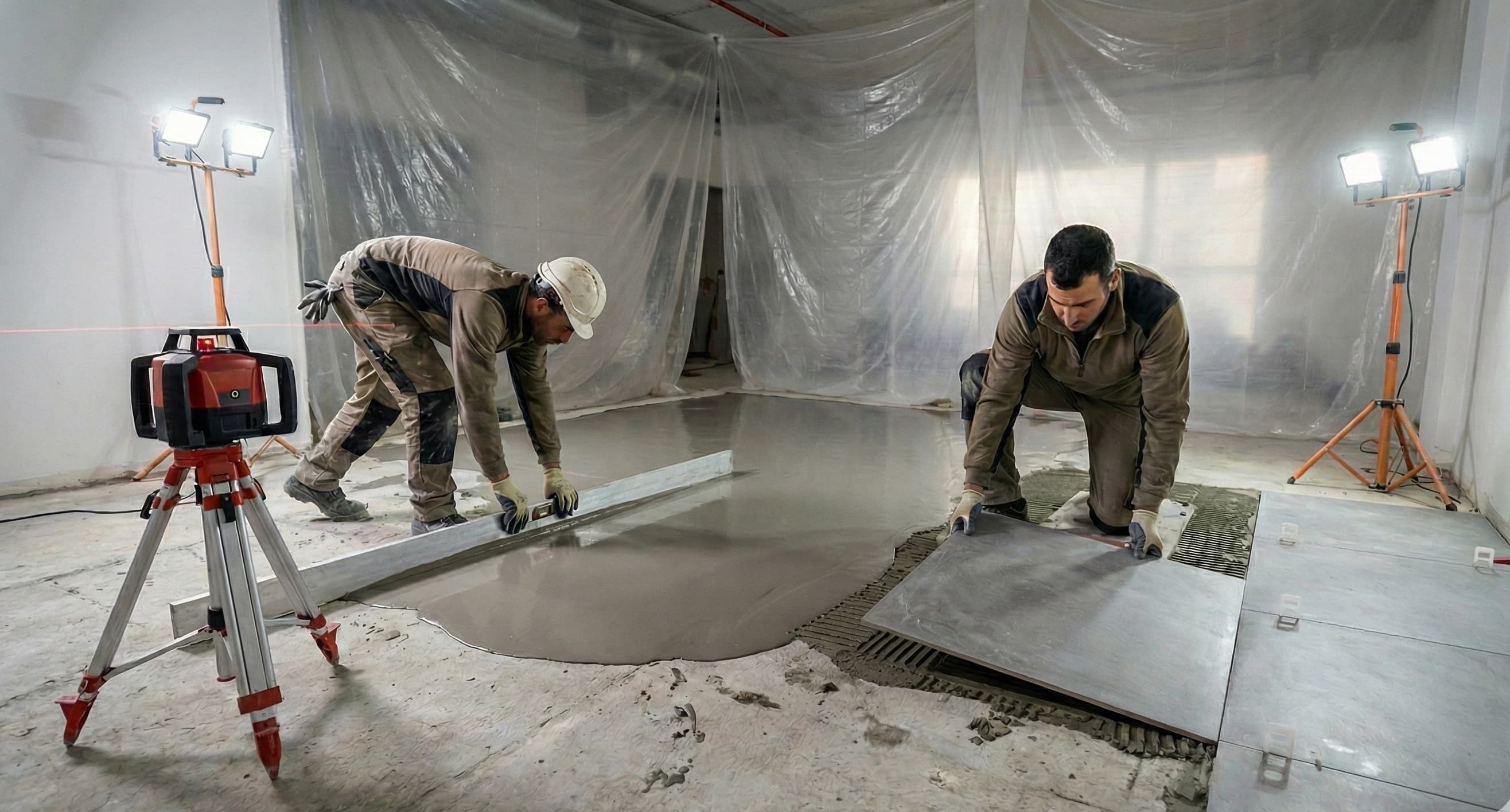 ריצוף וחיפוי קירות